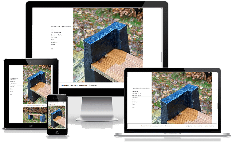WordPress hjemmeside designet til keramisk kunstner
