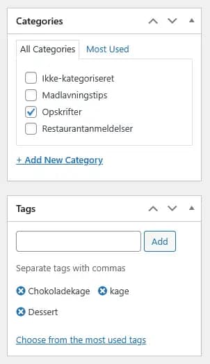Råd om Kategorier og Tags i WordPress: Optimer Din Hjemmeside