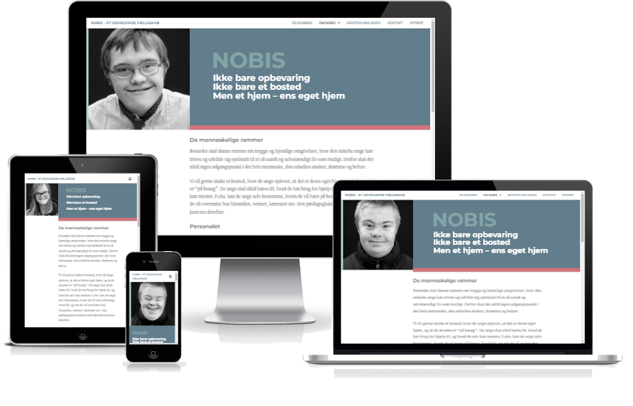 Wordpress Design Hjemmeside Koebenhavn Bostedet Nobis 0
