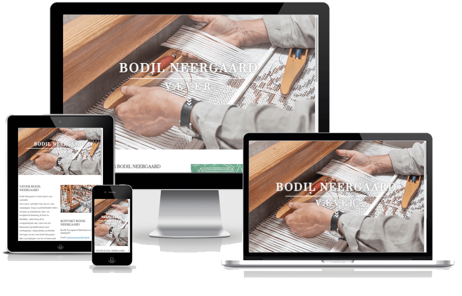 WordPress ny hjemmeside design Bodil Neergaard