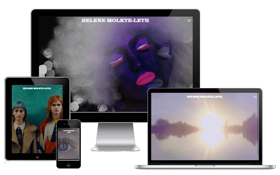 WordPress ny hjemmeside design Helene Molkte-Leth