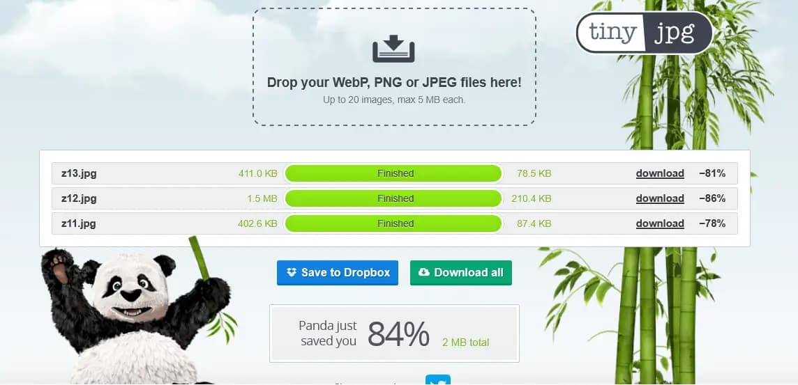 Tinyjpg – Compress Webp Png And Jpeg Images Intelligently